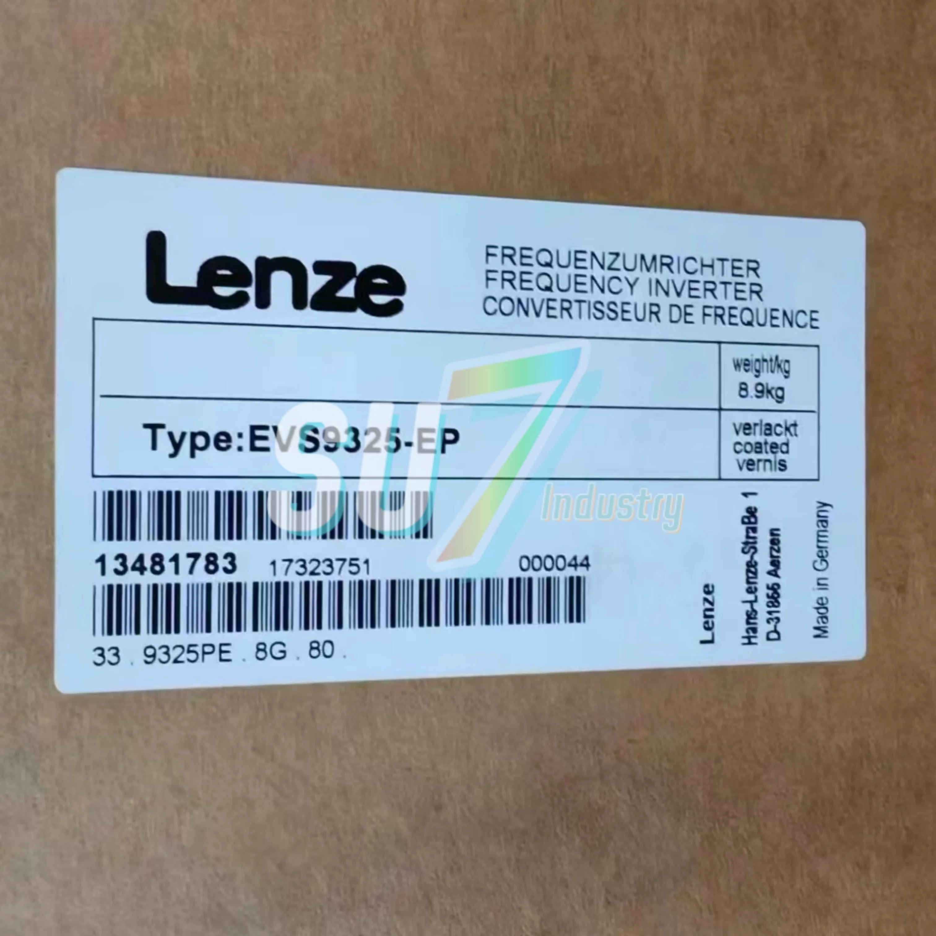 

Новый оригинальный преобразователь частоты EVS9325-ES EVS9325-EP EVF9325-EV