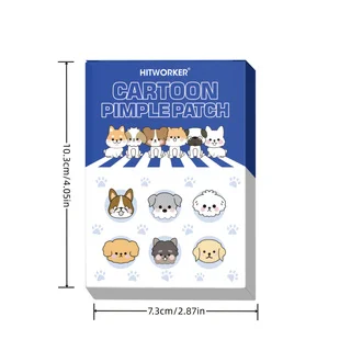 Plester Jerawat Hidrokoloid, 396 Pcs - Penutup Tak Terlihat untuk Jerawat & Noda, Semua Warna Kulit Terang