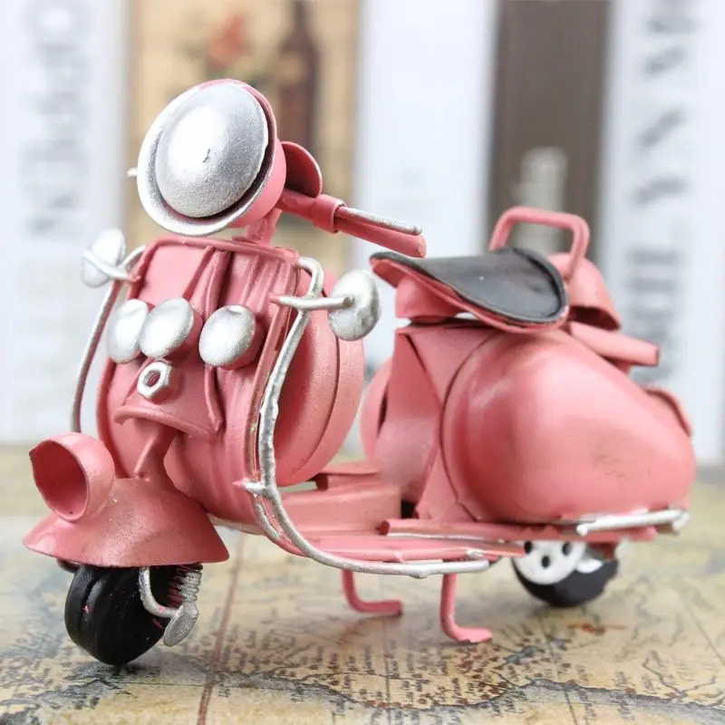 Creative Home Decoration Iron Art Motorcycle Model Iron Sheep Craft Coffee Shop Window Decoration