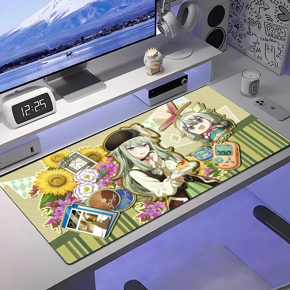 

Project Sekai Birthday Full Character 25-ji Nightcord De PJSK Коврик для мыши Большой противоскользящий резиновый игровой коврик для мыши Прочный настольный коврик