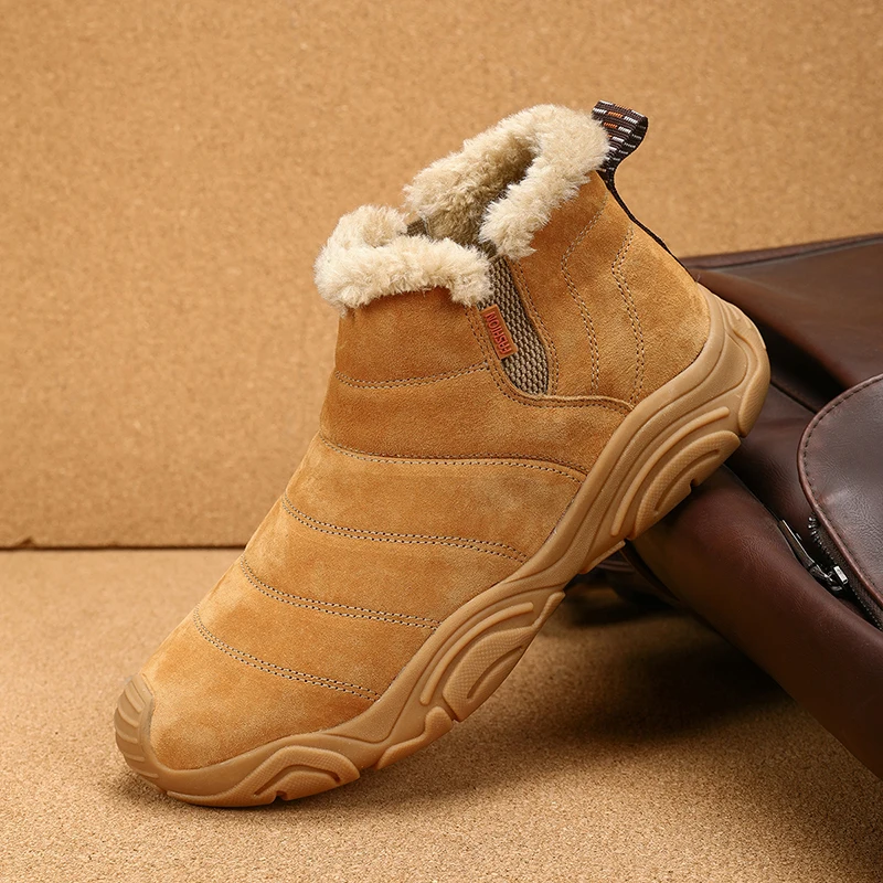 

Мужская зимняя нескользящая повседневная спортивная обувь на мягкой подошве для защиты от холода и удержания тепла, мужская обувь в весенне-осеннем стиле