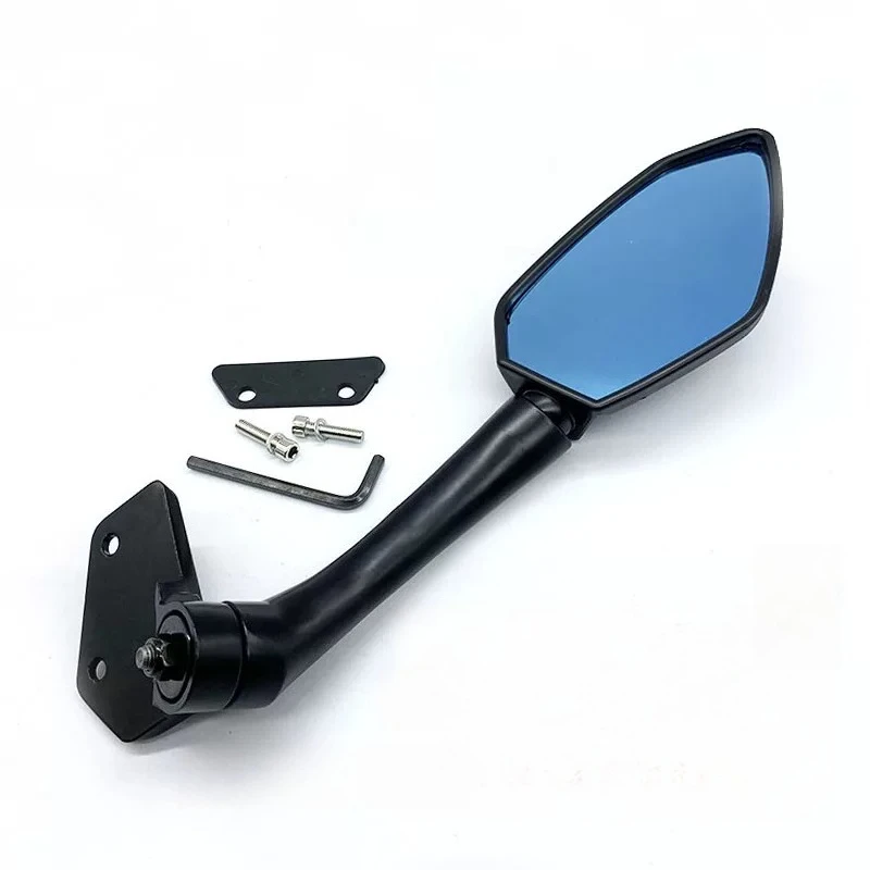 For CFMOTO 250SR CF250-6A Blue Lens Anti-glare Modified Motorcycle Rearview Mirror Side Reflector Replacement Back View Mirror