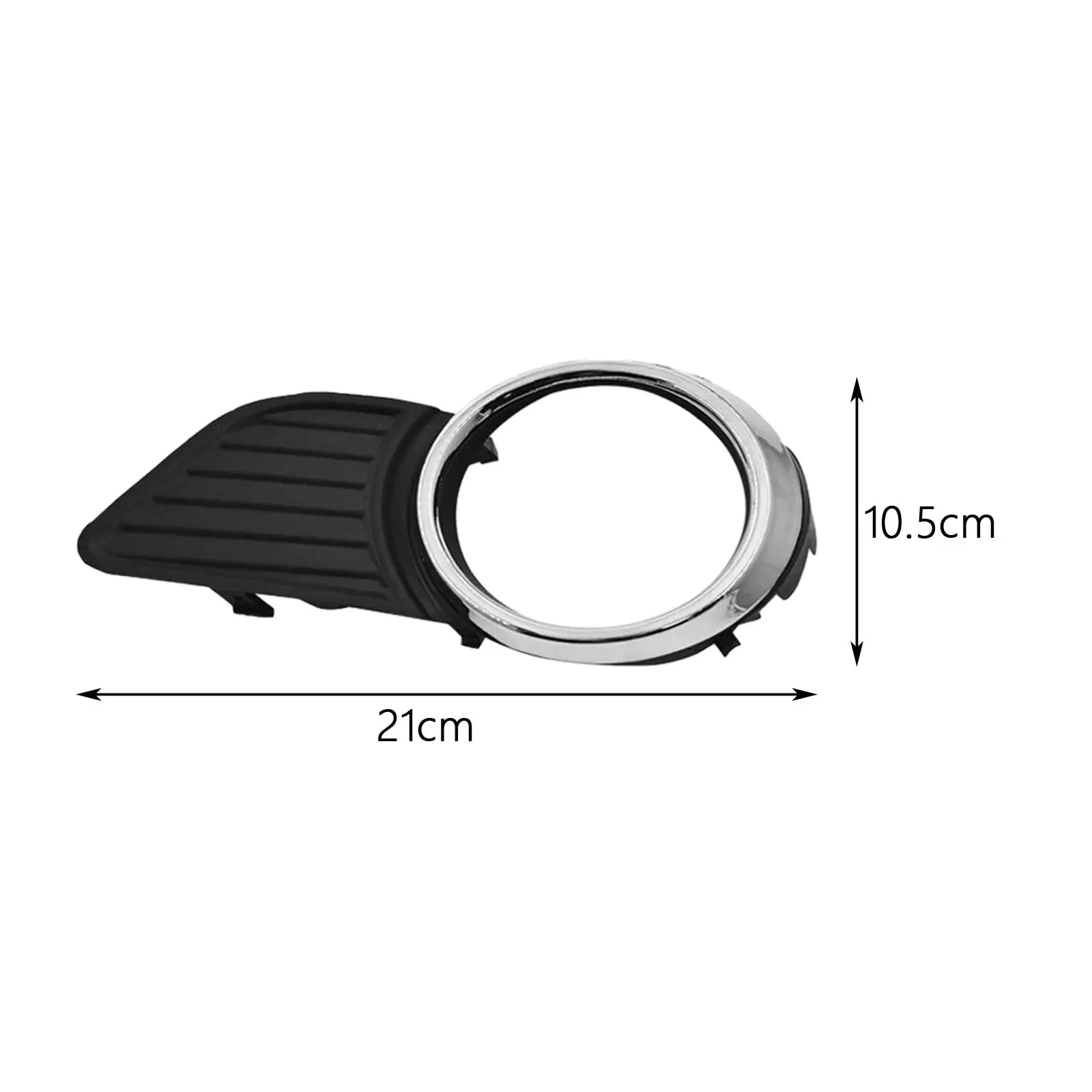 2 pezzi copertura telaio lampada fendinebbia anteriore rivestimento fendinebbia lunetta base luce per Toyota per sienna XLE LE 2011-2017 alta affidabilità