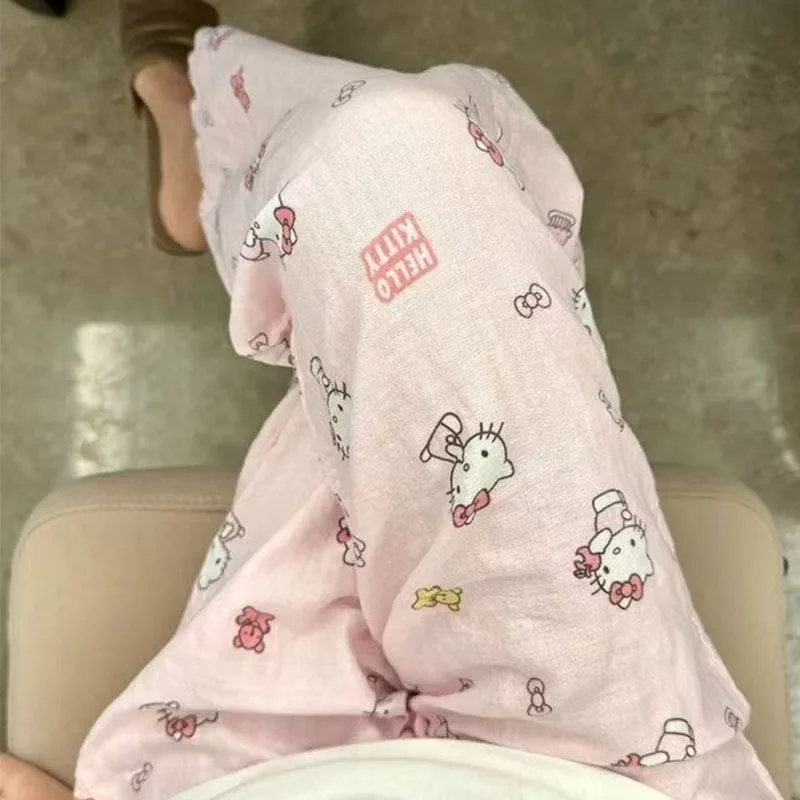 2026 Summer Fashion Sanrio Cool Cartoon Pattern Outdoor Simple Leisure Cute Shorts 3D Printed Fashion Y2K Style Large Pants