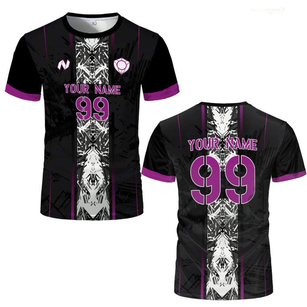 الصيف الرجال مخصص خمسة الجانب قمصان كرة القدم قمصان رياضية زي تنفس التجفيف السريع س الرقبة قصيرة الأكمام تيز