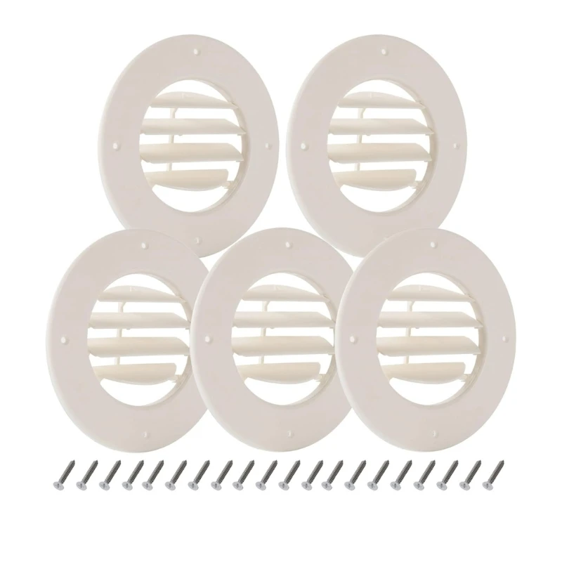 ABS Recreational Vehicle Ceiling Vent Hoods Set Of 5 For Increased Comfort And Longevity