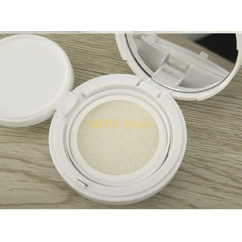 M89F Case Diy Lege Box draagbare spiegel voor Cream Cosmetische make -up case container met poeders sponzen