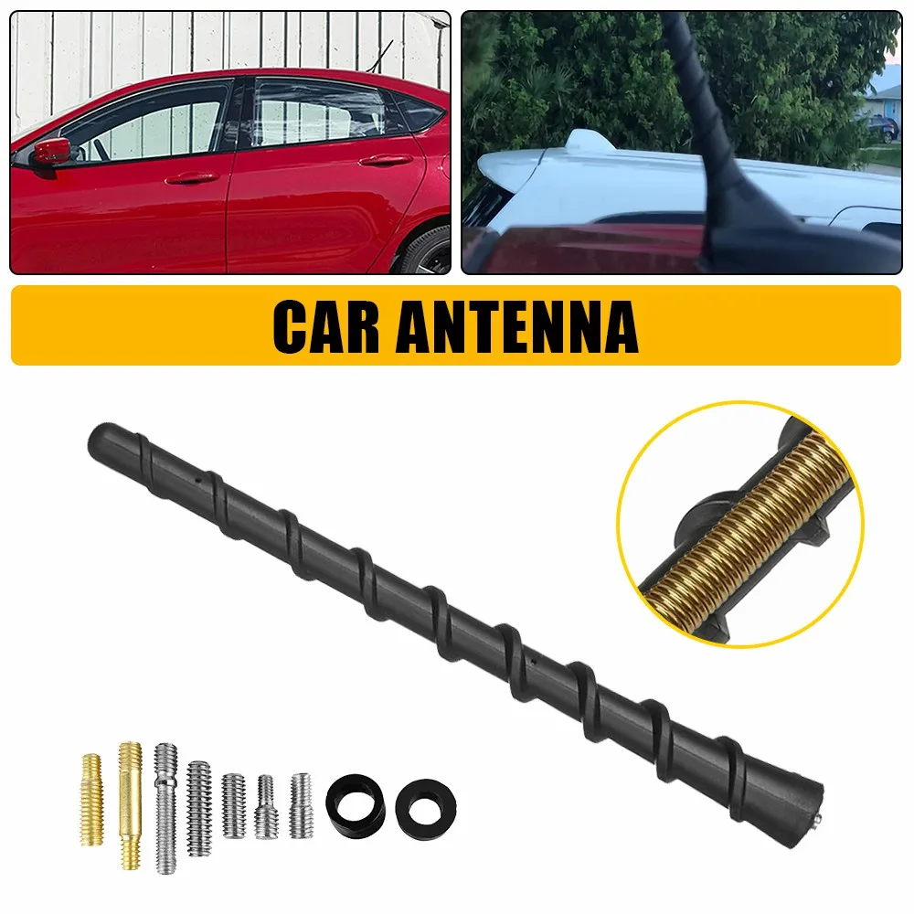 1 szt. 7-calowa antena samochodowa antena AM FM antena sygnałowa wymiana samochodu Auto maszt dachowy bicak uniwersalny styl gwintu