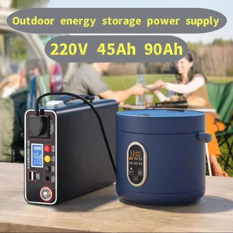 New Portable Power Station 220V 300W Outdoor Power Bank 90000mAh Home Camping Lifepo4 Electric System Rechargeable Generator