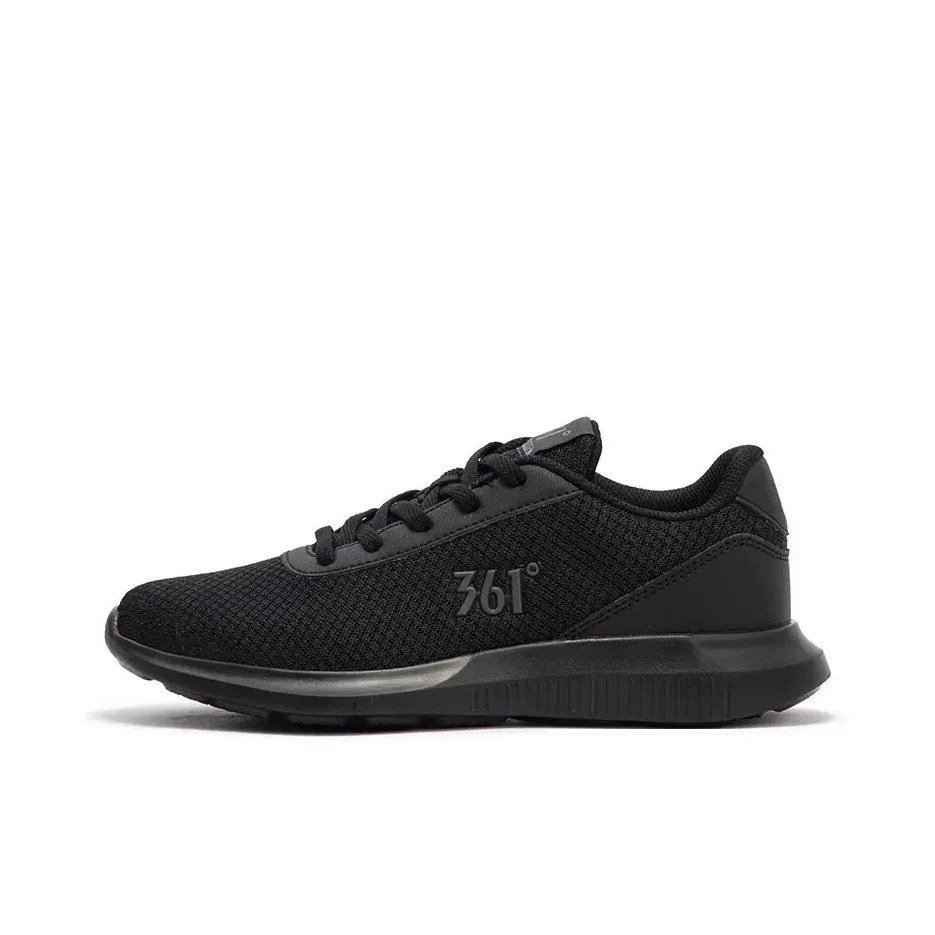 361 Breathable Lightweight Breathable And Lightweight Low top Casual Running Shoes Women's Black 681832270-4