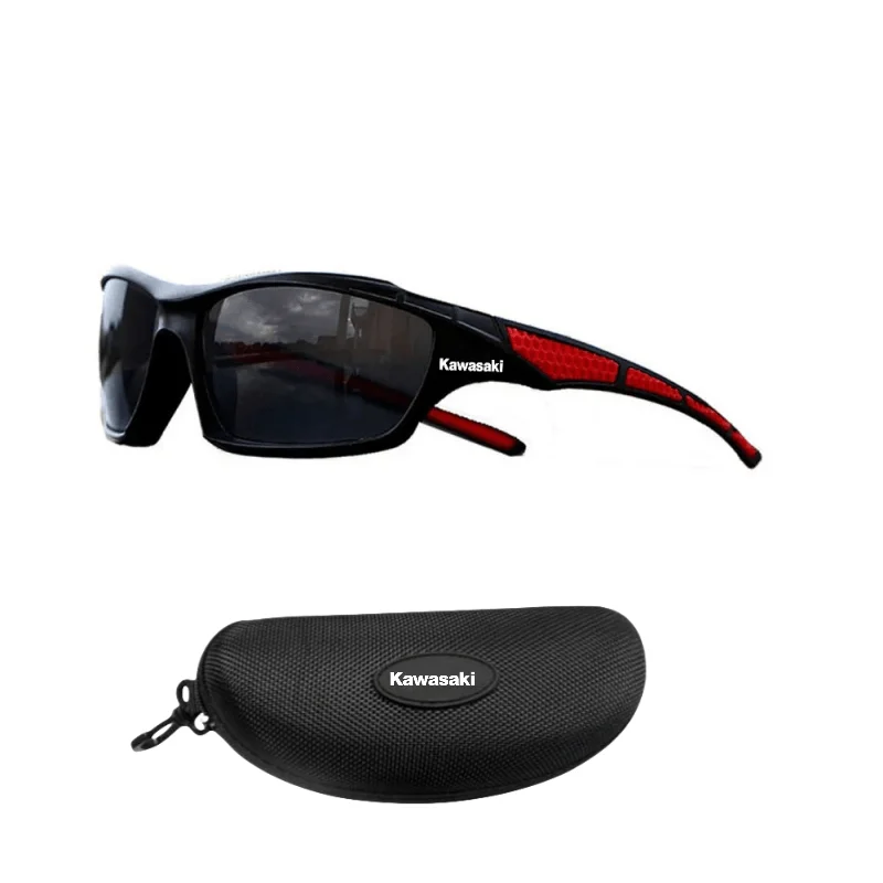 New Kawasaki Motorcycle Glasses for Men and Women Summer Outdoor Polarized Sunglasses Fishing Driving Bicycle Glasses UV400