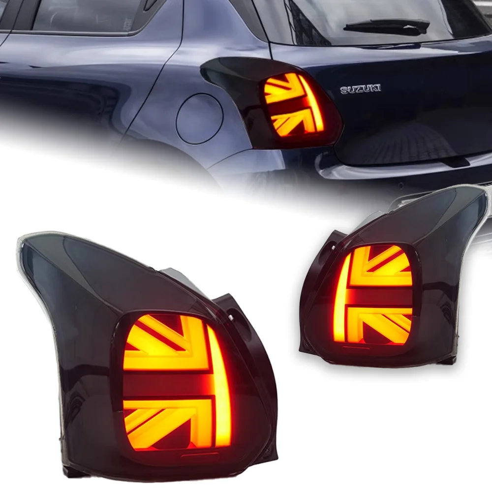 

Автомобильный Стайлинг AKD для Suzuki Swift Tail светильник 2017-2023 Swift Sport светодиодный Tail Lamp DRL сигнал тормоза заднего хода автомобильные аксессуары