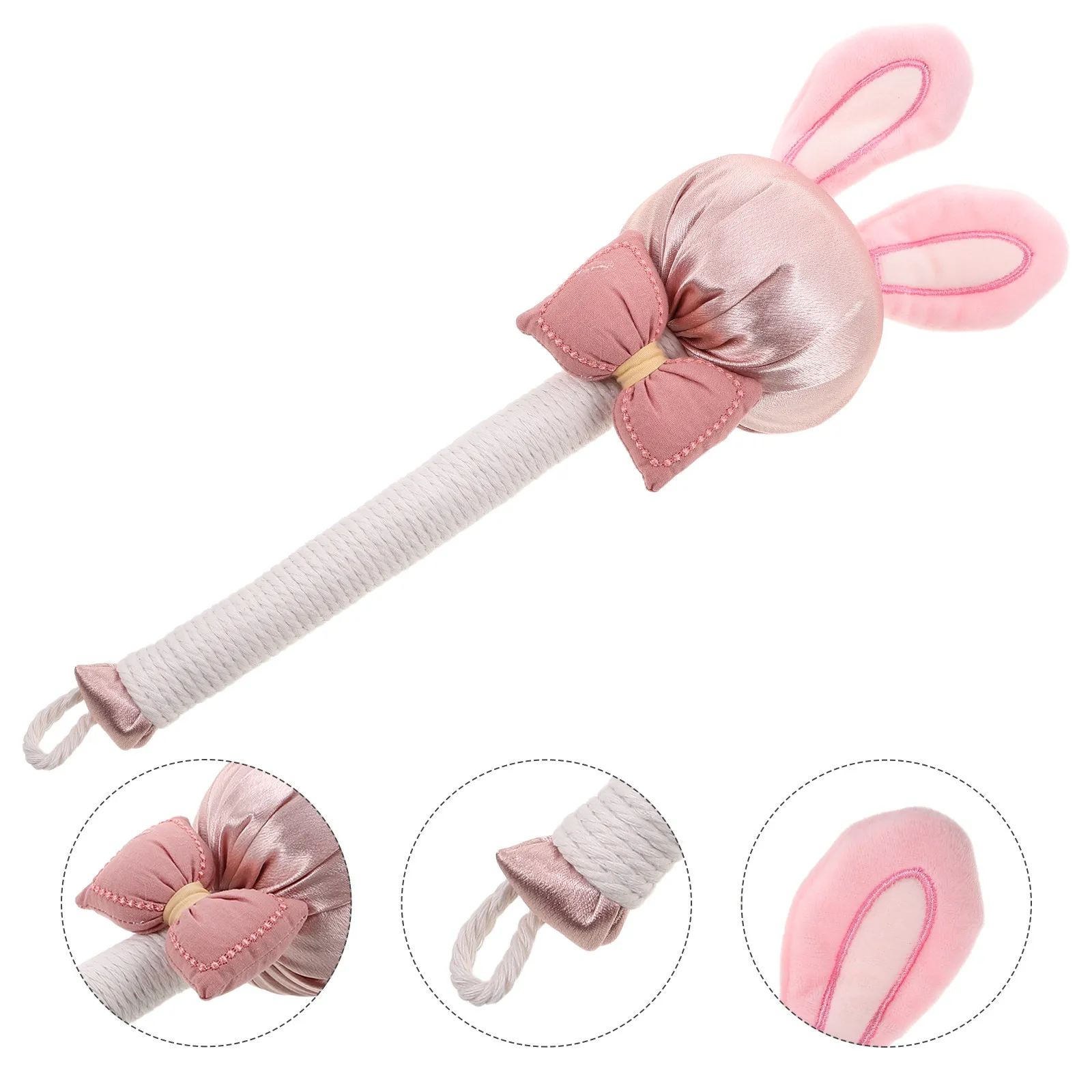 

Массажный молоток с полынью, длинная ручка, ручной массажер для шеи, плеч, спины, талии, в форме милого кролика, портативный массажер для глубокого массажа тела