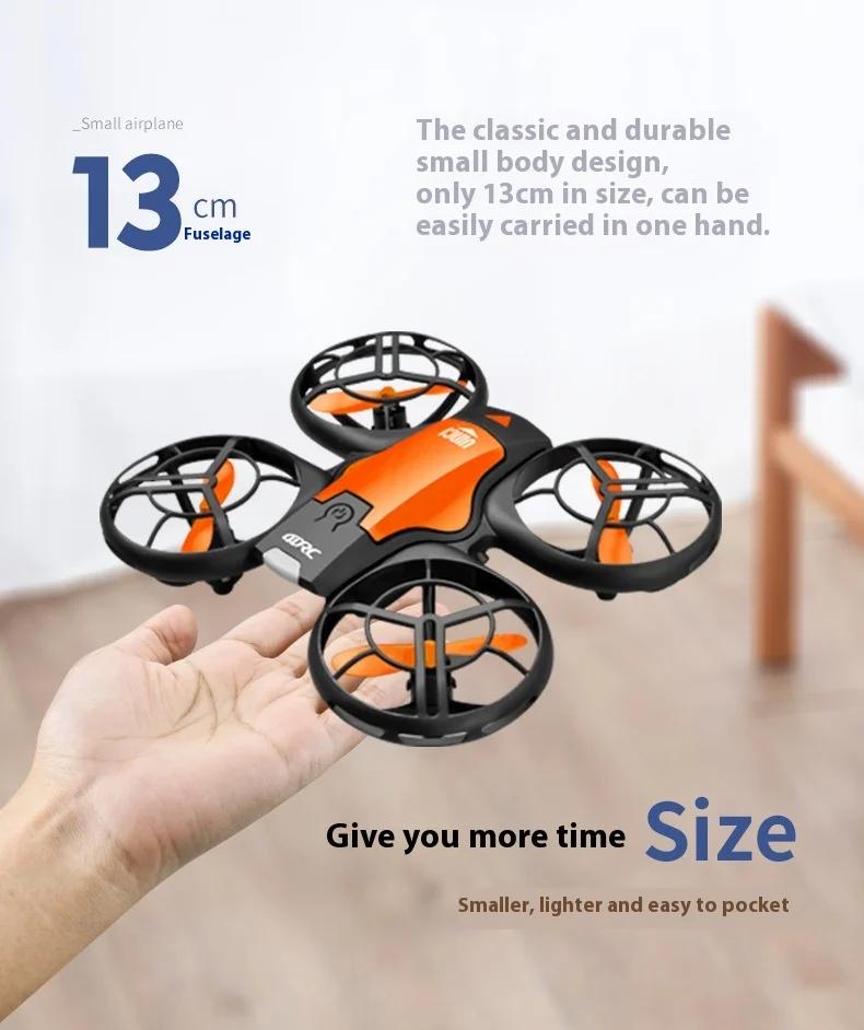 4DRC V8 Mini RC Quadcopter Drone 4K 1080P Cámara WiFi FPV Altura Hold - Juguetes para niños Helicóptero con control remoto