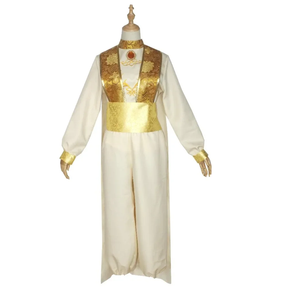 Movie Aladdin Lamp Prince Costume For Adult Man Dance Party Cosplay Costume