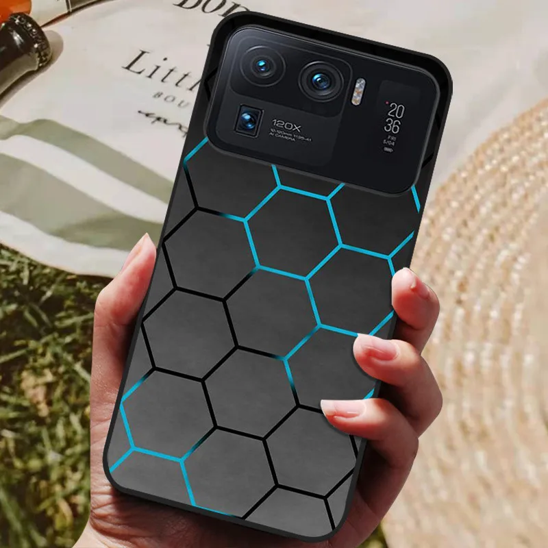 For Xiaomi Mi 11 Ultra Case 6.81 inch Soft TPU Silicone Back Cover For Xiaomi Mi 11 Ultra Phone Cases 11Ultra Black Bumper - Image 3