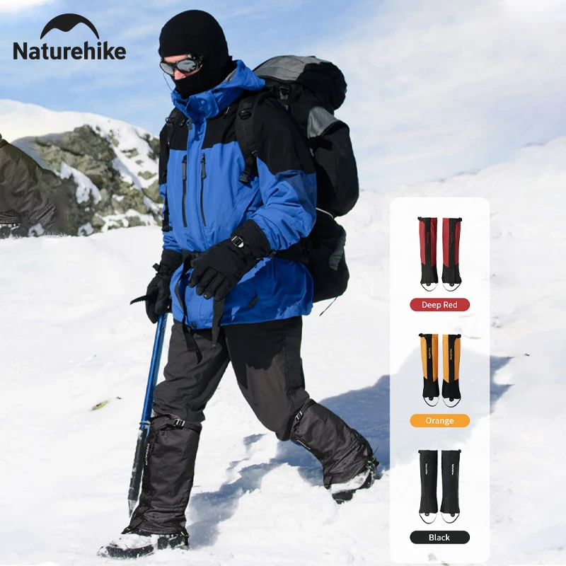 

Naturehike Snow Leopard, уличный вездеходный чехол для пешего туризма, снежный чехол 3 в 1, нейлон, защита от насекомых, защита от песка, водонепроницаемый, для прогулок, кемпинга