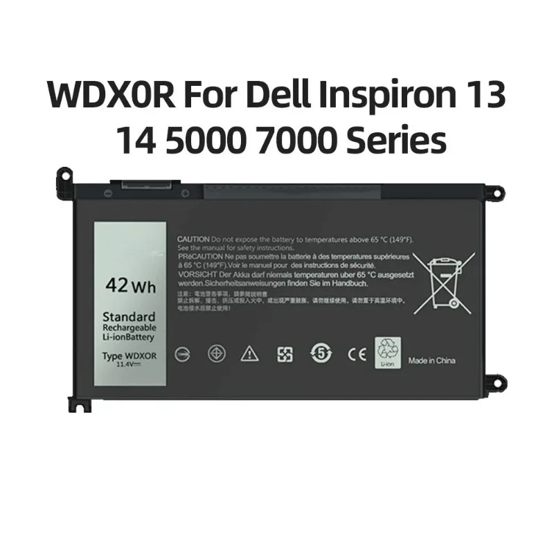 

Аккумулятор для ноутбуков VBCX 42Wh WDX0R для Dell Vostro 5468, 5471, 5568, Inspiron 13, 5368, 5378, 5379, 7368, 5770, 7460, 7472, 5567, 5570, 5579