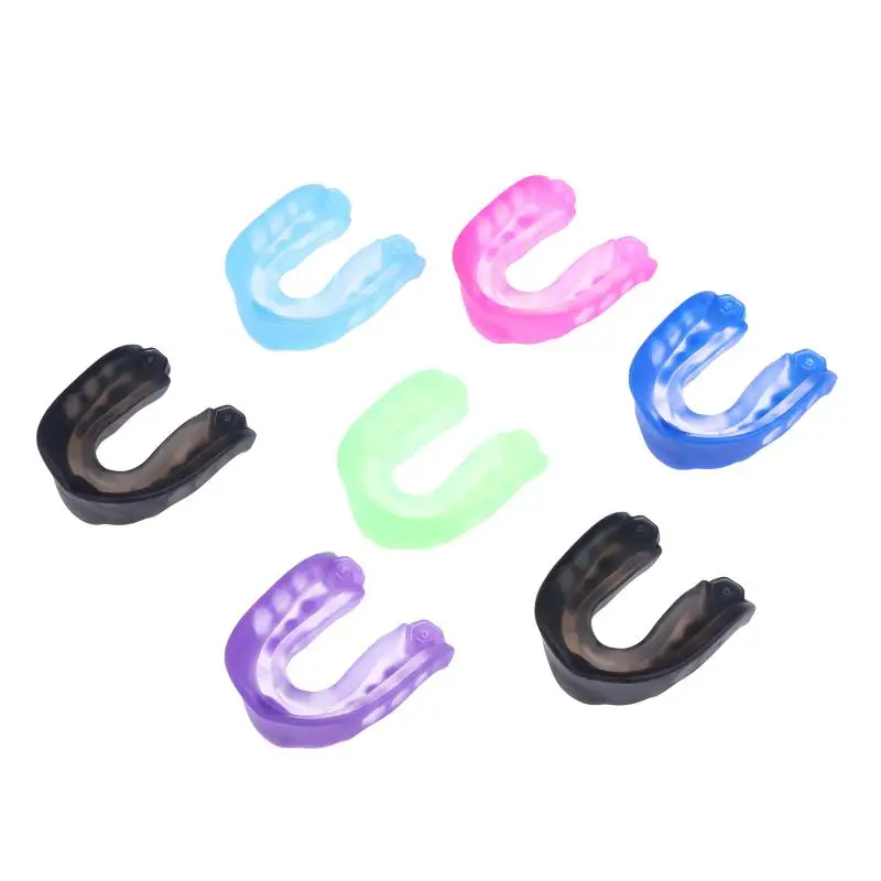 1set New Mouth Guard Thermoplastic Shaping Mouth Guard With Storage Box Sports Mouth Guard Boxing Mouth Guard Adult