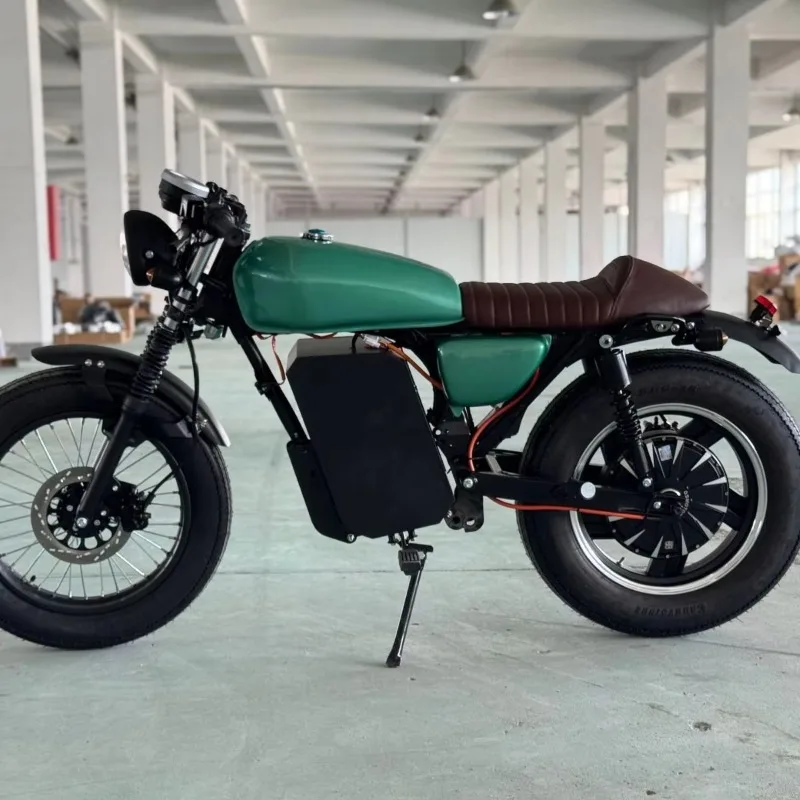 

2025 Newest American Y4-CG Retro Electric Motorcycle High-Speed 72V High-Power Battery Street Car For Adults With Max Speed 80km