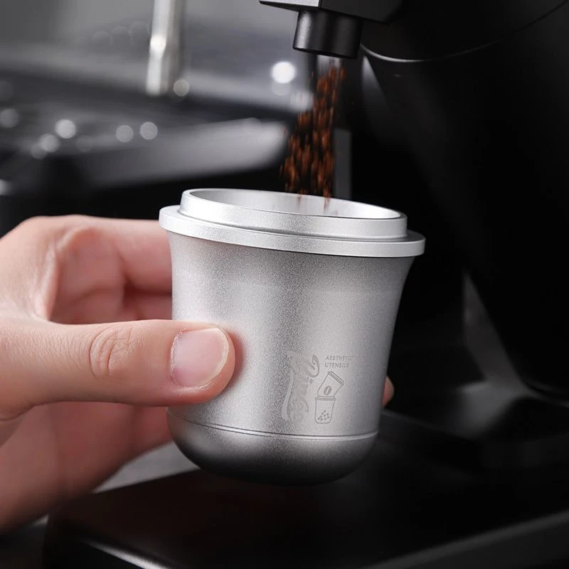  Bincoo Coffee Dosing Cup 51/58 Mm Powder Feeder Part for Espresso Machine Coffeeware Accessorie Coffee Powder Distributor