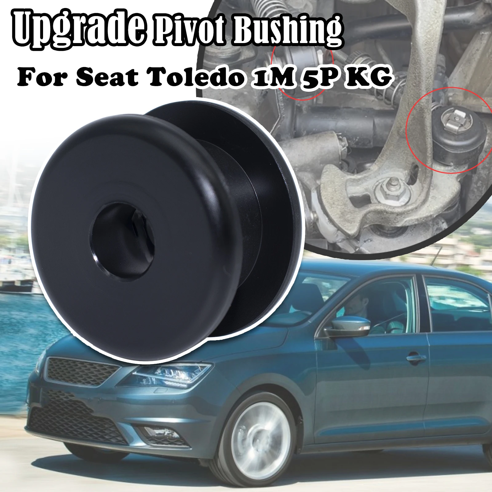 

For Seat Toledo 1M 5P KG Upgrade Pivot Bushing Manual Gear Selector Shift Cable end Linkage Strengthen Lock Washer RetainingClip