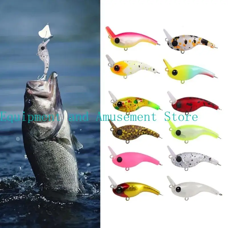 

Y1UC Artificial Baits Fishing Tackle Fishing Lures for Freshwater Saltwater Fishing Crankbaits Swimbait Minnow Sinking Lures