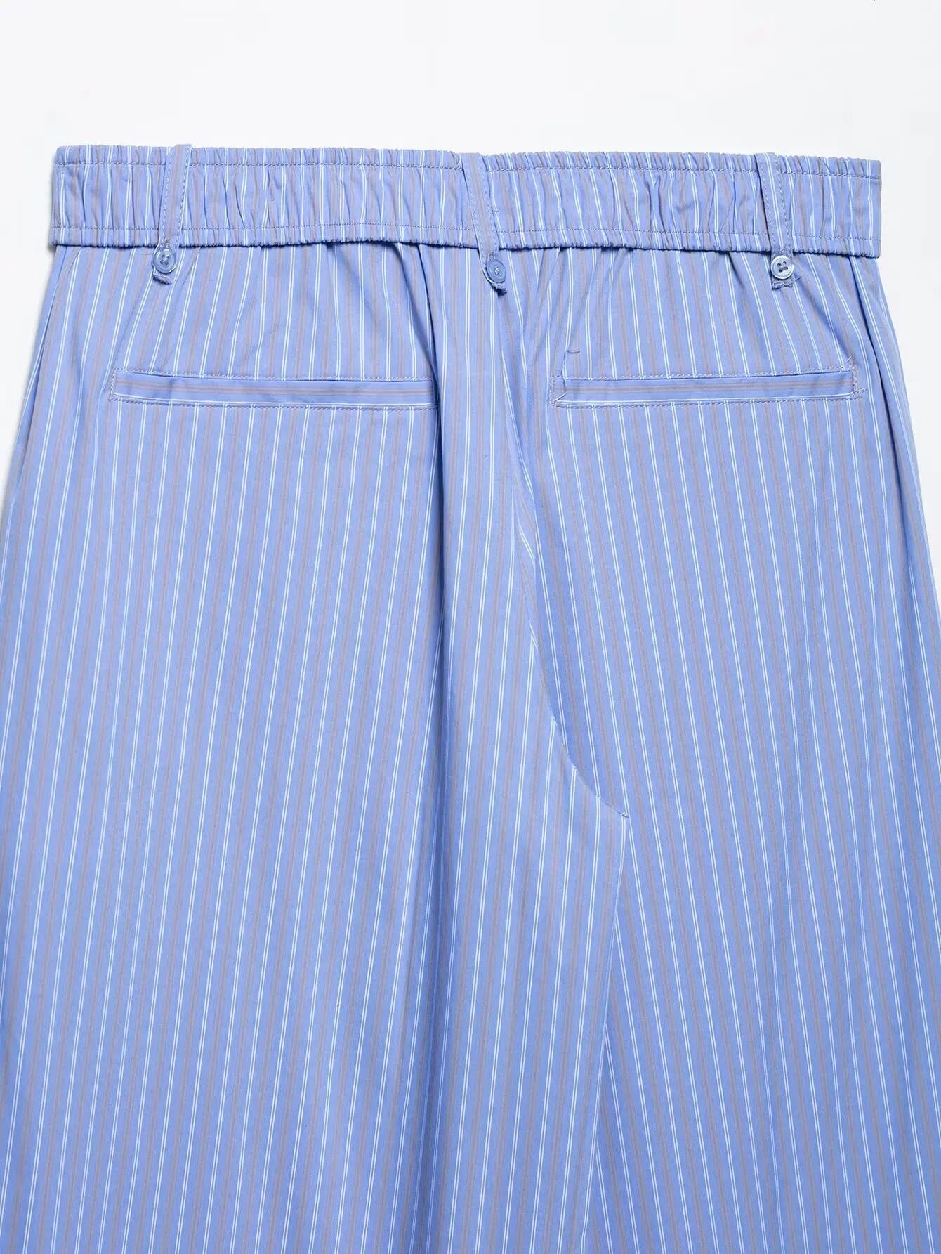 ZEVITY 2025 ผู้หญิงแฟชั่นElasticเอวพิมพ์ลายสบายๆตรงกางเกงหญิงฤดูร้อนกระเป๋ากางเกงSlim Mujer P9056