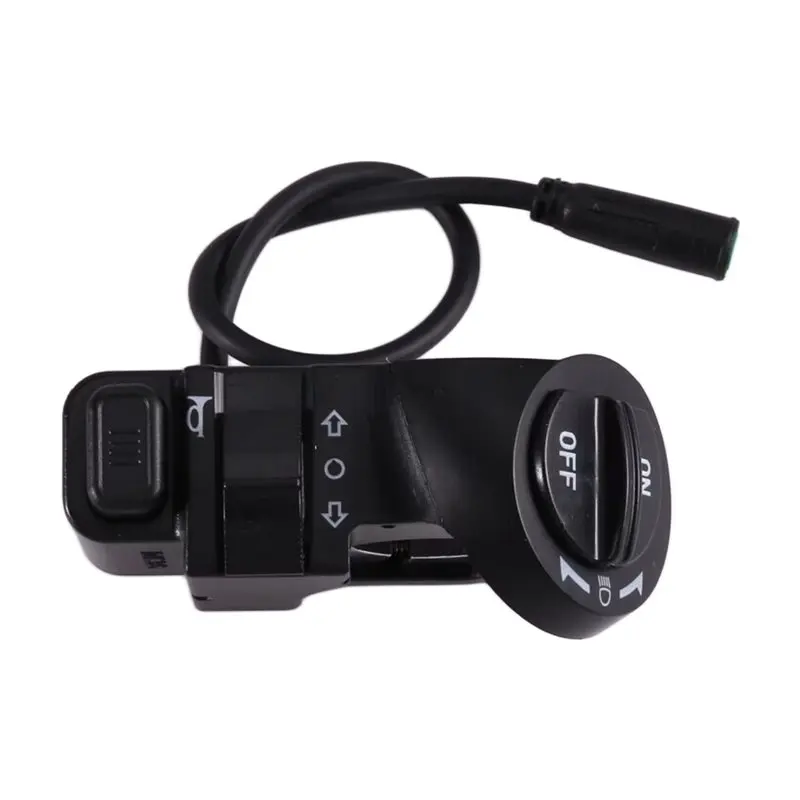 

ABVL-3 In One Switch Button For OUXI V8 V20 Electric Bicycle 5 Pin Horn Turn Switch Replacement Accessories