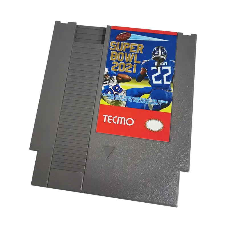 

8 Bit Video Game Card - Tecmo Super Bowl 2021 - Rosters as of 2/5/2021 - New NES Cartridge - Free Shipping