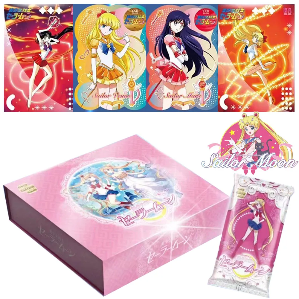 2024Sailor Moon Card Crystal Series Tcg Anime Girl Party Swimsuit Bikini Doujin Feast Toy And Children\'s Birthday Gift Box