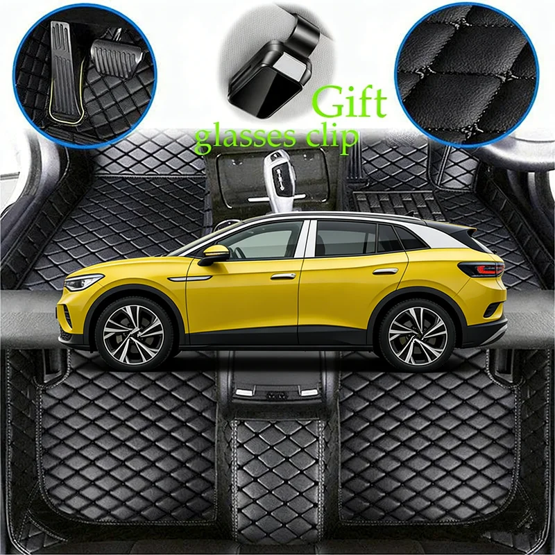 

Custom For Volkswagen ID.4 X 2021-2026 EV SUV Waterproof Car Floor Mats Car Accessories Carpets Covers Left /Right Hand Drive