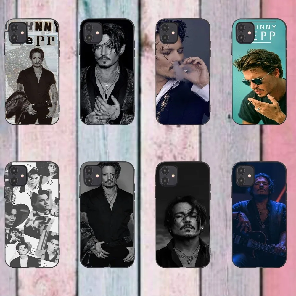 Johnny Depp Phone Case For Iphone 15 11 13 14 16 Pro Max 7 8 Plus X Xr Xs Max Se2020 12mini Cover Case