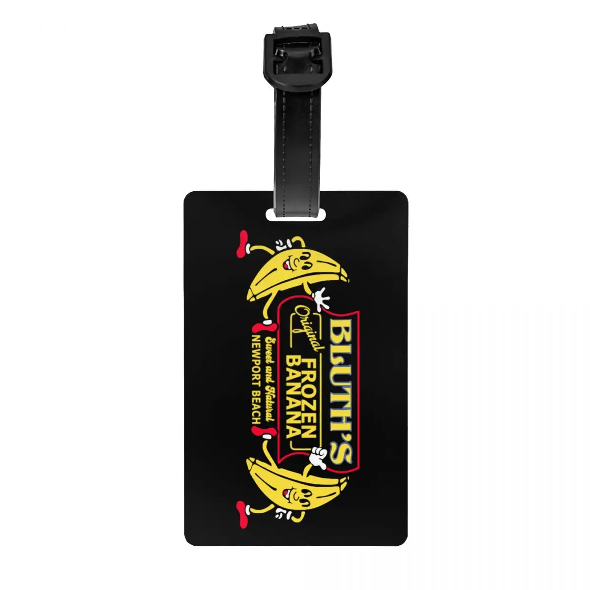 

Custom Arrested Development Bluth's Frozen Banana Luggage Tag Privacy Protection Baggage Tags Travel Bag Labels Suitcase