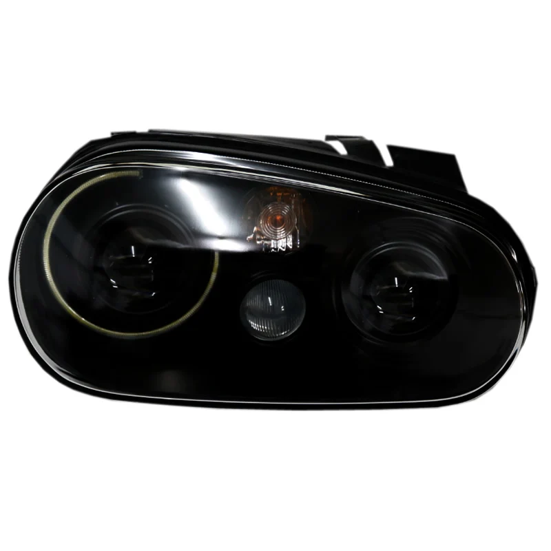 Customized Full LED Headlights For Volkswagen Golf4 2002-2008 Bi-xenon Projector Lens Front Lamps With DRL