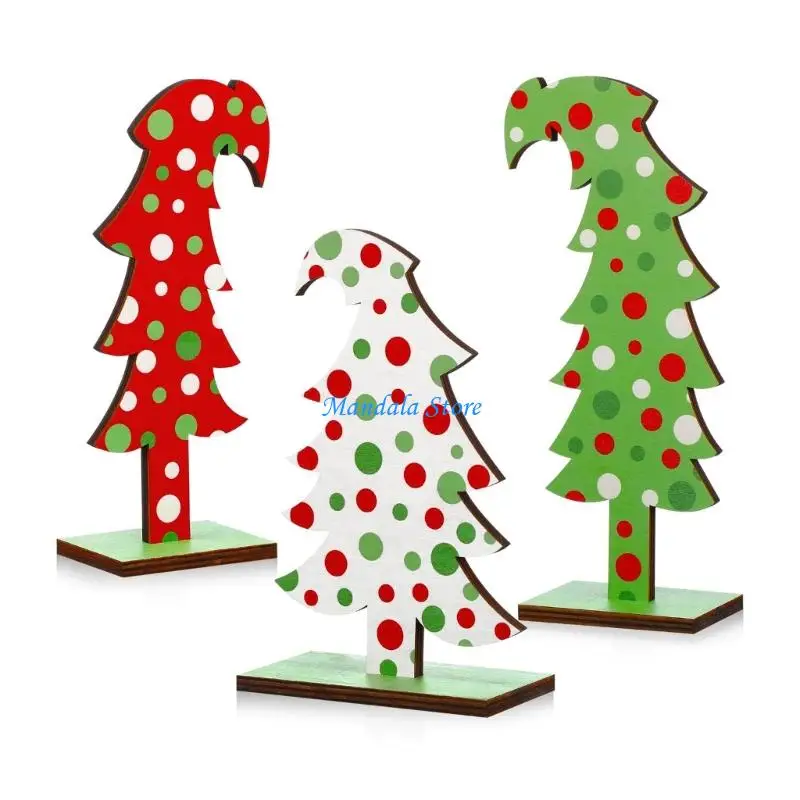 

U2JC 3 Pcs Chrismas Tree Decoration Chrismas Tree Ornaments Party Supplies