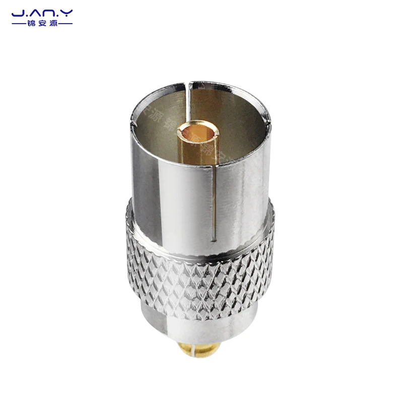 75 Ohm Mcx Naar Tv Adapter Set Top Box Tv Antenne Rf Signaal Hoge Frequentie Winst Koper Vergulde Iec Vrouw Naar Mcx Man