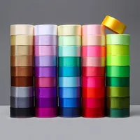 6mm 10mm 15mm 20mm 25mm 40mm 50mm Satin Ribbons White Pink Red Blue Purple Green Black Yellow Orange Ribbons 34 Colors Pick Up