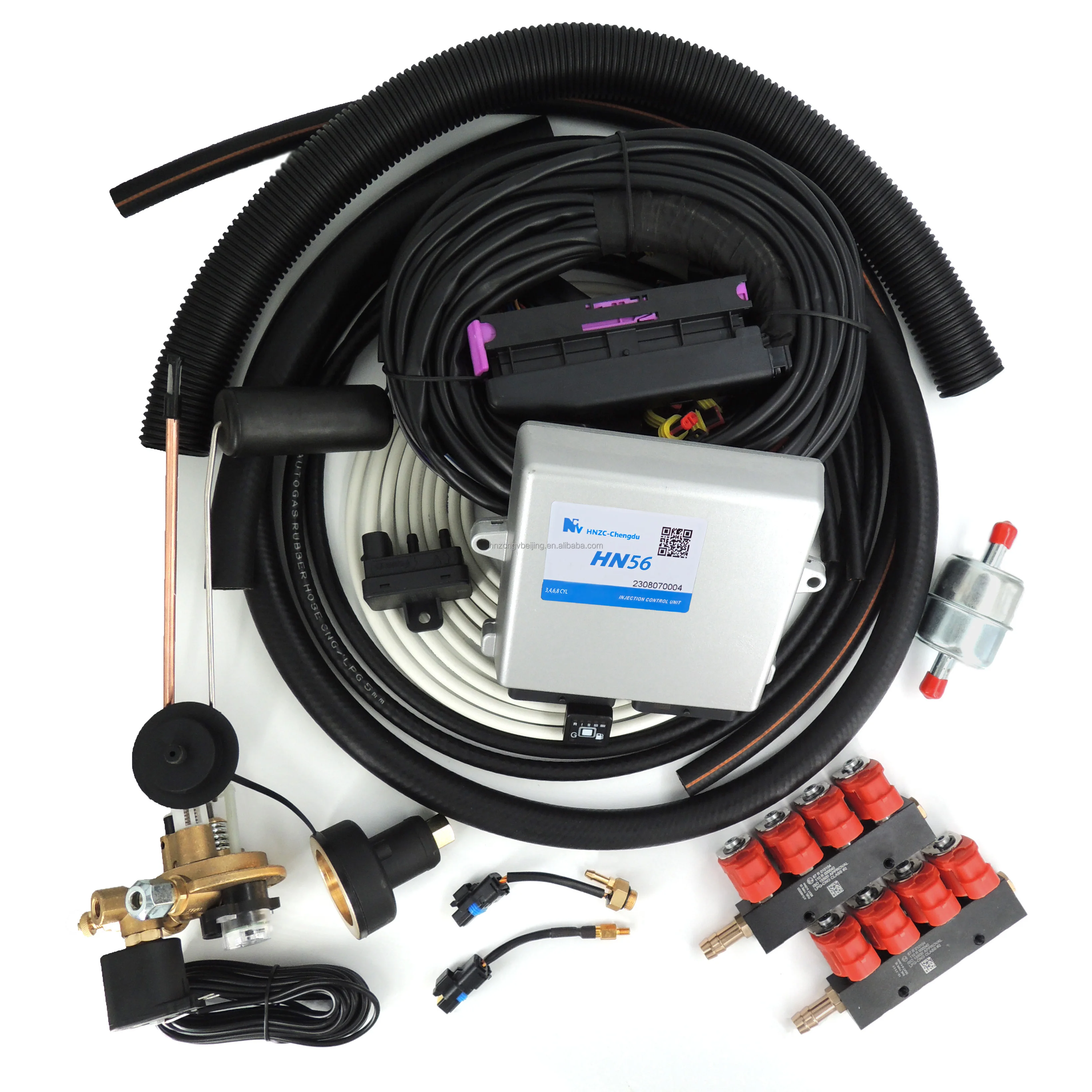 HN56 LPG GPL 8 Cyl High-power Kit Autogas Sequential Conversion Injection System Dual Fuel Conversion Ecu Kit  2568