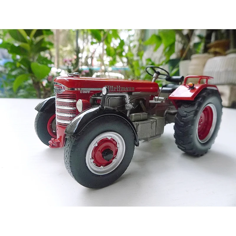 SCHUCO 1:32 مقياس D 200 S. rot جرار ألماني مزرعة سيارة الراتنج نموذج مجموعة كلاسيكية تذكارية زخرفة عرض الديكور #4