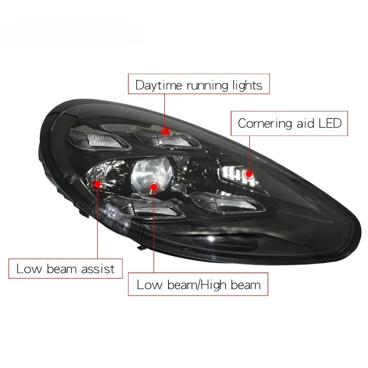 [1979LL]2016 2015 2014 970 car lights upgrade to 2023 971 matrix pdls led headlights for Porsche panamera 970.2