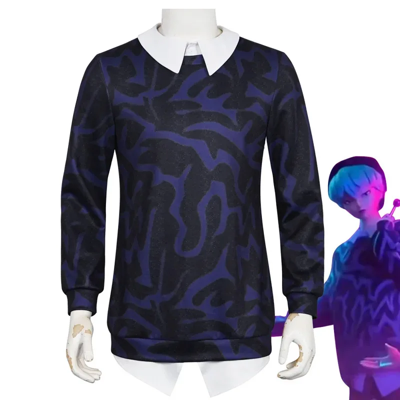 

qq28LQKpop Hunters Saja Baby Costume Men Boys Cosplay Top Halloween Roleplay Demon Shirt