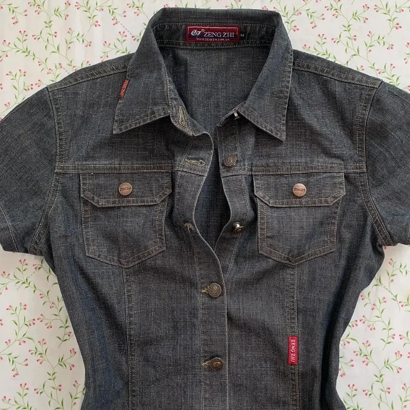 Thumbnail 4 - #39 Latest Denim Button Shirts Price Drops