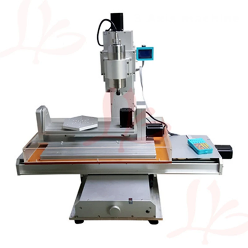 

Vertical mini 5 axis cnc milling machine 3040 metal Ball Screw cnc router engraving machine 4030 1.5KW spindle