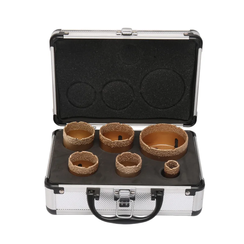 

6Pcs M14 Welding Hole Opener Kit, High Hardness Metal Hole Saw Cutter, Industrial Drilling Hole Making Hand Tools