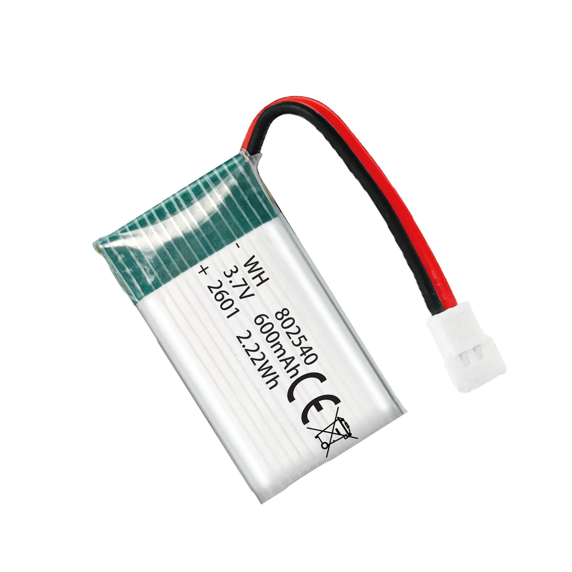 802540 3.7V 600mAh Rechargeable Li-ion Battery for Unmanned Aerial Vehicle Remote Control Aircraft Model Airplane Batteries