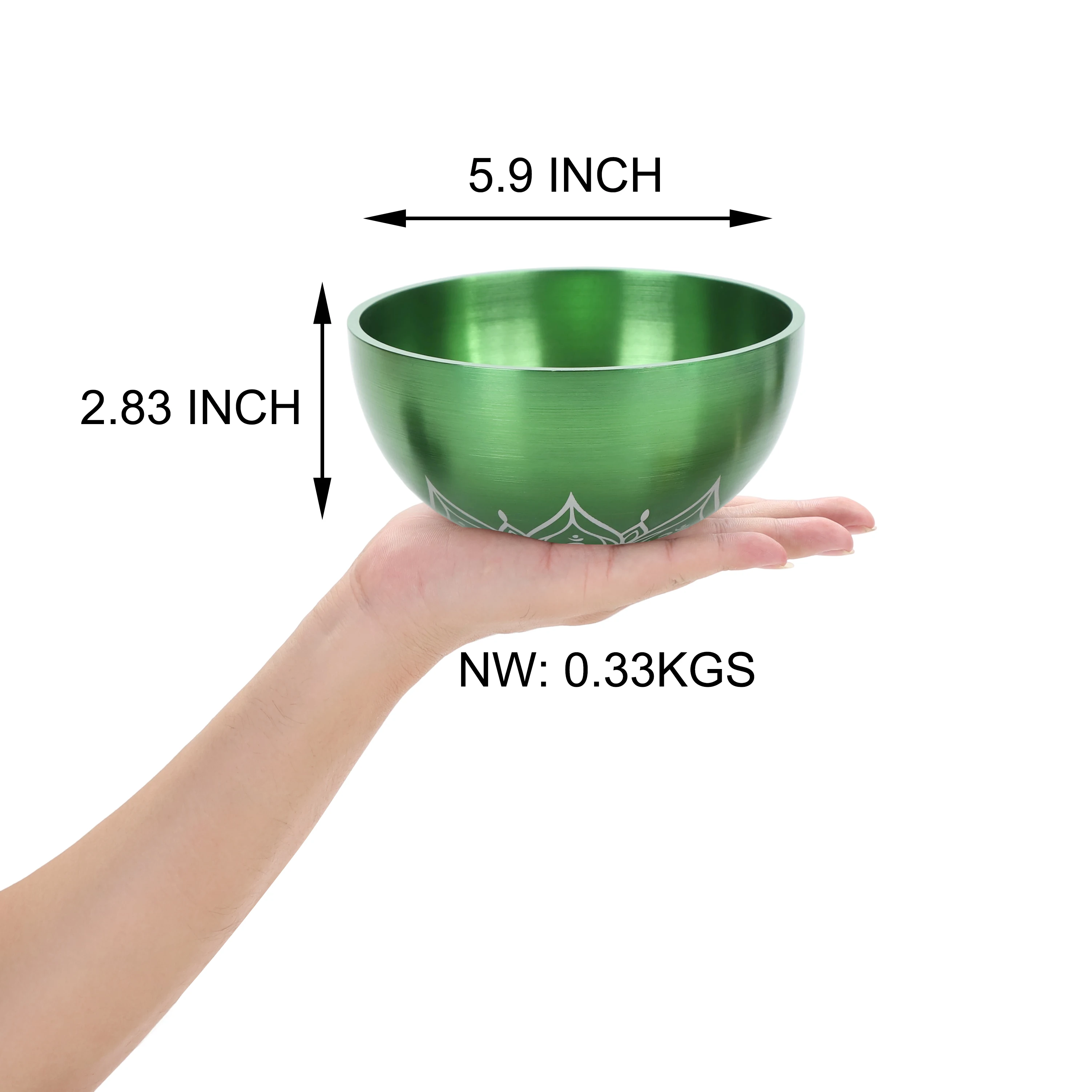Music Bowls Tuned 684 HZ F5 Note 5.9 Inch Of Schumann Frequency Therapy For Sound Healing Bath Ideal For Yoga