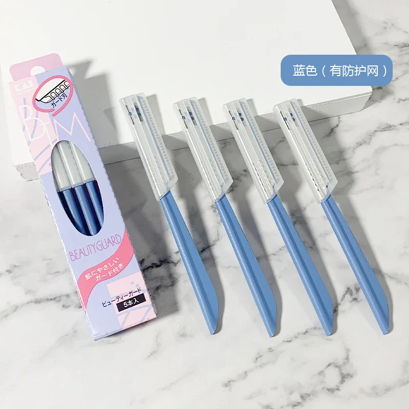 5pcs eyebrow epilator sets for women Makeup Beauty Eyebrows Hair Removal Styling Tool steel blade Facial Razor trimmer