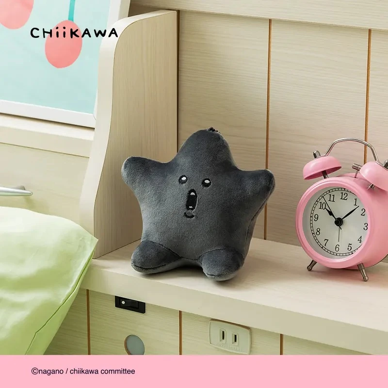 Chiikawa Hachiware Usagi Kawaii Anime Cartoon Black Shooting Star Plush Pendant Schoolbag Pendant Cute Exquisite Personality