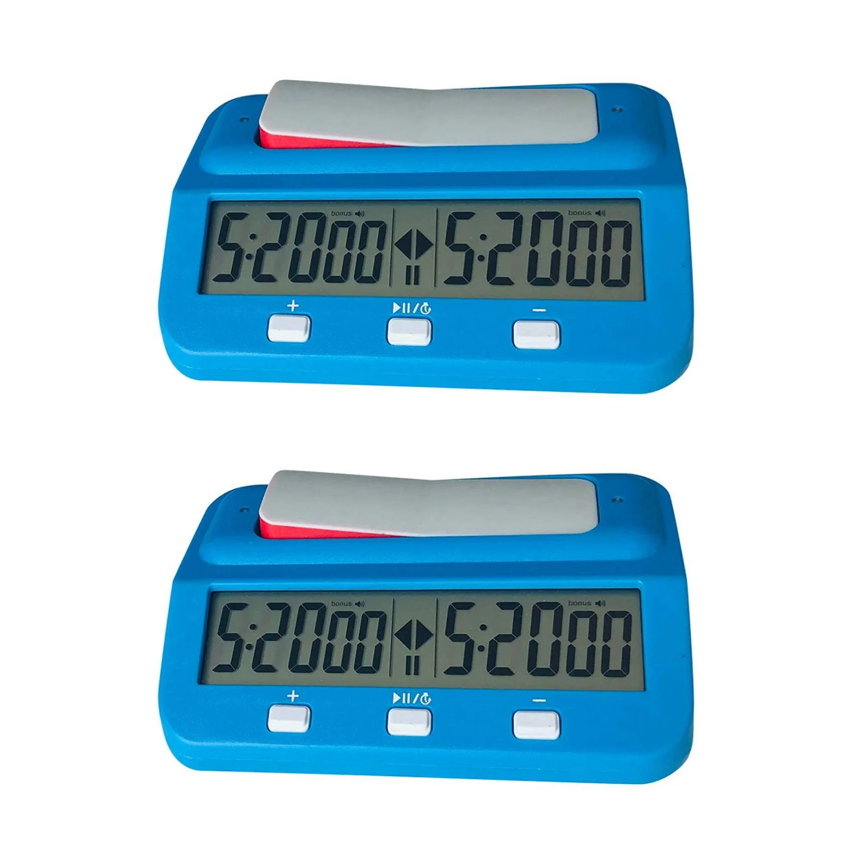ABWR-2X Chess Basic Digital Chess Clock And Game Timer, Accurate Digital Portable Clock, Digital Watch Timer (Blue)